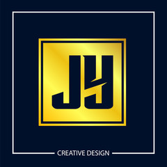 Initial Letter JY Logo Template Design