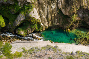 Above the source of the river