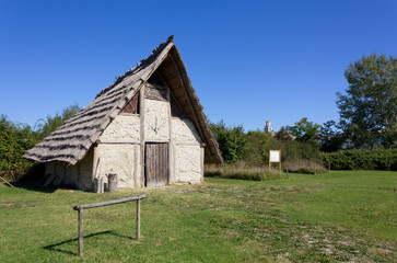 Reconstruction of a Neolithic House