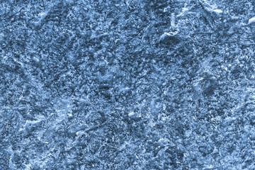 Venetian blue wall cement paint texture background.