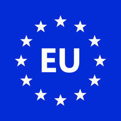 European union logo. Vector illustration.