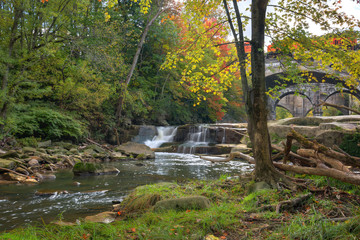 Beautiful Berea Falls In Autumn