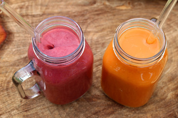 Smoothie on Chopped Tree