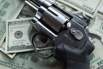 Evidence of crime. Bank robbery.