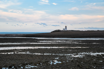 The Parrsboro Lighthouse on the Bay of Fundy