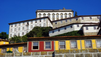 residencial area of porto with traditional houses