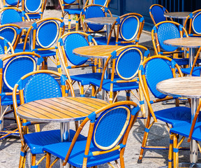 rows of chairs