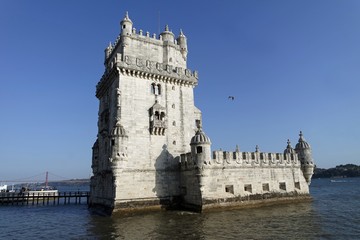 Fototapeta premium tower of belem in lisbon in portugal