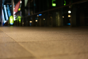 Night walking in Shinbashi area of japan