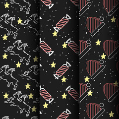 seamless merry christmas pattern
