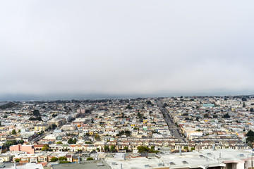 San Francisco fog patterns