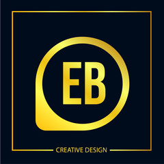 Initial EB Letter Logo Template Design