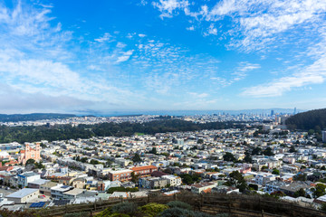Fototapeta na wymiar San Francisco downtown view