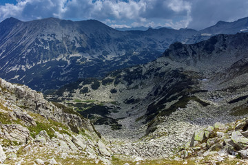 Fototapeta na wymiar Amazing Panorama around Banderitsa pass, Pirin Mountain, Bulgaria