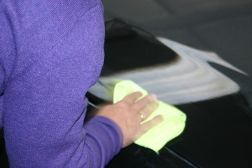 painting the car