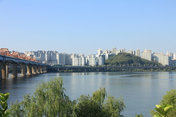 Han River in Seoul, South Korea