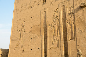 The temple of Horus in Edfu