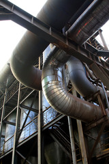 metallic conduit in the factory