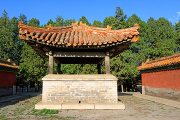 Chinese ancient architecture in Eastern Royal Tombs of the Qing Dynasty, china