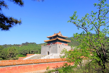 Chinese ancient architecture in the Eastern Royal Tombs of the Qing Dynasty, china