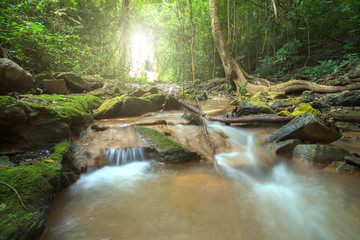 Beautiful waterfall in Thailand.