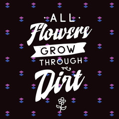 Typography for t shirt or sweatshirt printing and embroidery. Print for tee. Inspirational quote, motivation.