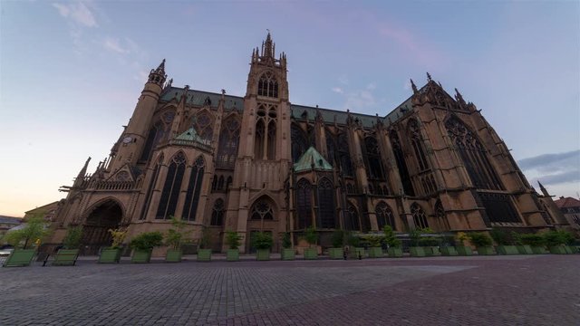Place d'Armes Metz DayToNight 4K Guig's Timelapse