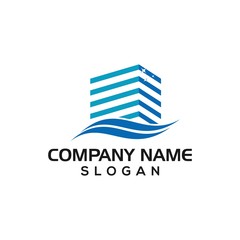 Clean buildings, shiny building concepts for business logo templates, cleaning, maintenance, building, etc.