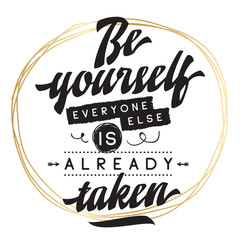 Typography for t shirt or sweatshirt printing and embroidery. Print for tee. Inspirational quote, motivation.