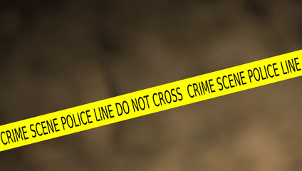 illustration of police line crime scene do not cross 
