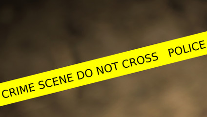 illustration of police line crime scene do not cross 