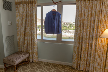 hotel, Spain, palm trees, sky, nature,