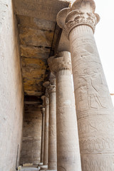 The temple of Horus in Edfu