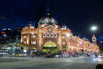 Fototapeta na wymiar Flinders Street Station