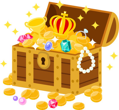 宝箱に入った財宝