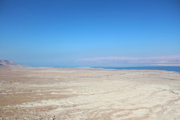 Fototapeta na wymiar Lanscape of Masada National Park in Israel