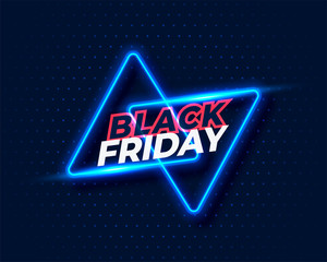 neon style black friday background