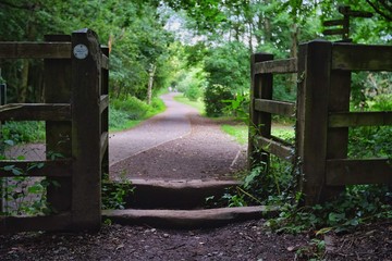 gate in park