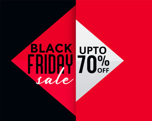 geometric style black friday creative sale banner