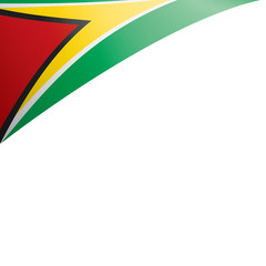 Guyana flag, vector illustration on a white background