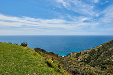 Fototapeta na wymiar Scenic views of beautiful landscape at Cape Reinga