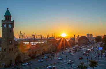 Fototapeta premium Hamburger Hafen