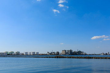 Obraz premium (千葉県ｰ湾岸風景)ポートパークから望む湾岸風景３