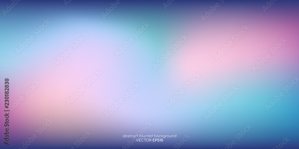 Poster vector abstract colorful background blurred gradient pastel color palette