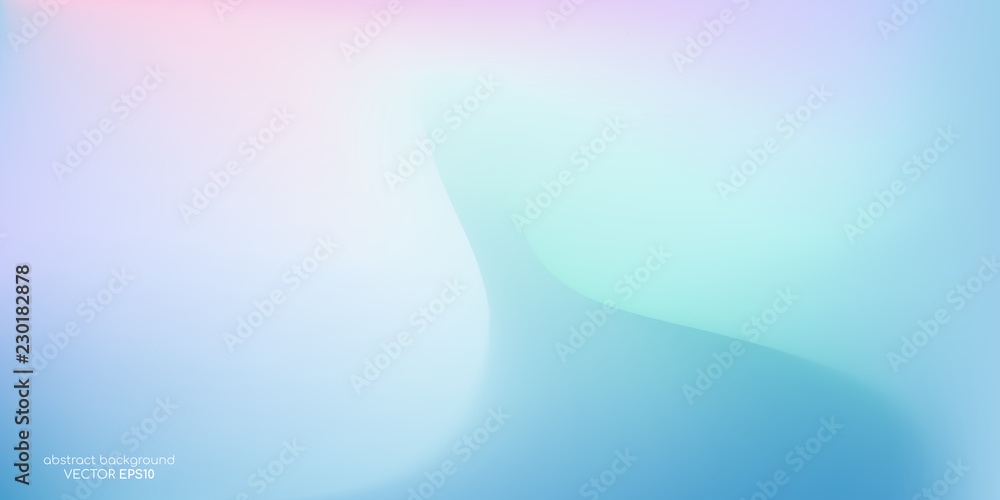 Poster vector abstract colorful background blurred gradient pastel color palette