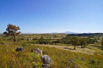 阿蘇くじゅう連山の中央に位置するパワースポット・押戸石の丘