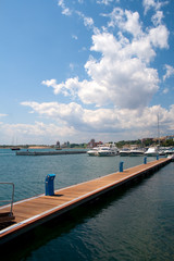 Obraz premium boats in harbor