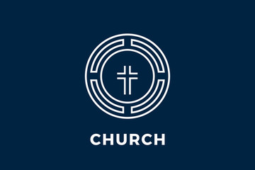 The logo for the Church in the circle