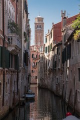 Venedig Gasse Turm Wasser