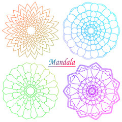 vector drawing mandala